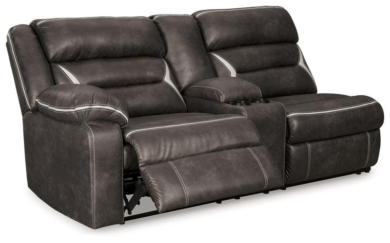 Seccional reclinable eléctrico Kincord de 3 piezas