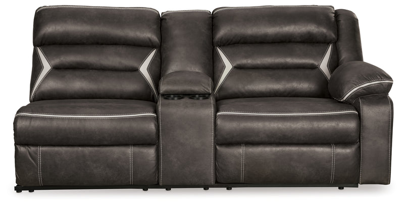 Seccional reclinable eléctrico Kincord de 3 piezas