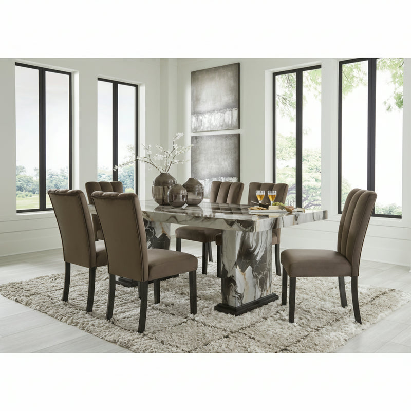 Jeshina Counter Height Table with 4 Stools