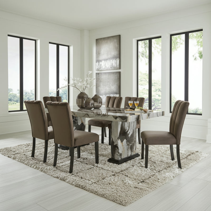 Jeshina Counter Height Table with 4 Stools