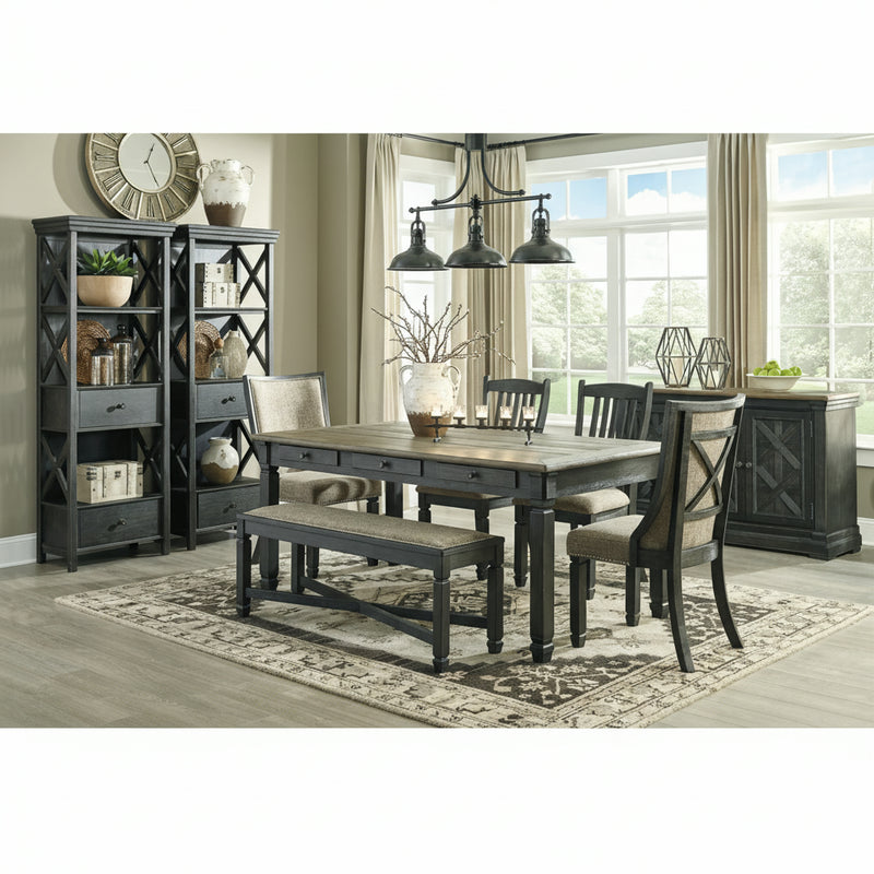 Tyler Creek Dining Set (Up to 6 Barstools)