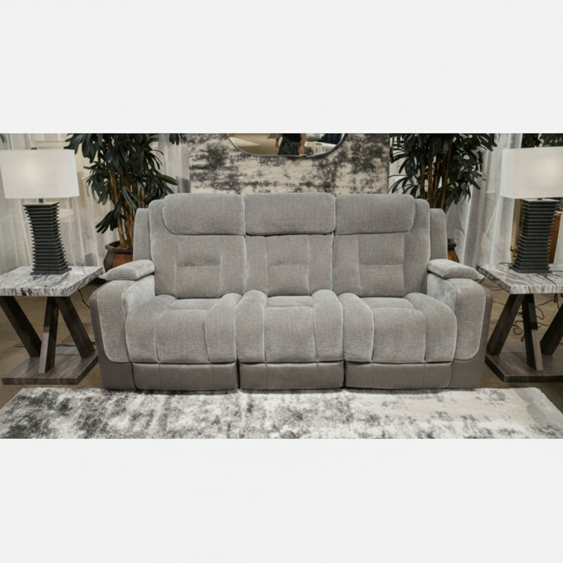 Sofá reclinable eléctrico Ultimax con reposacabezas ajustable