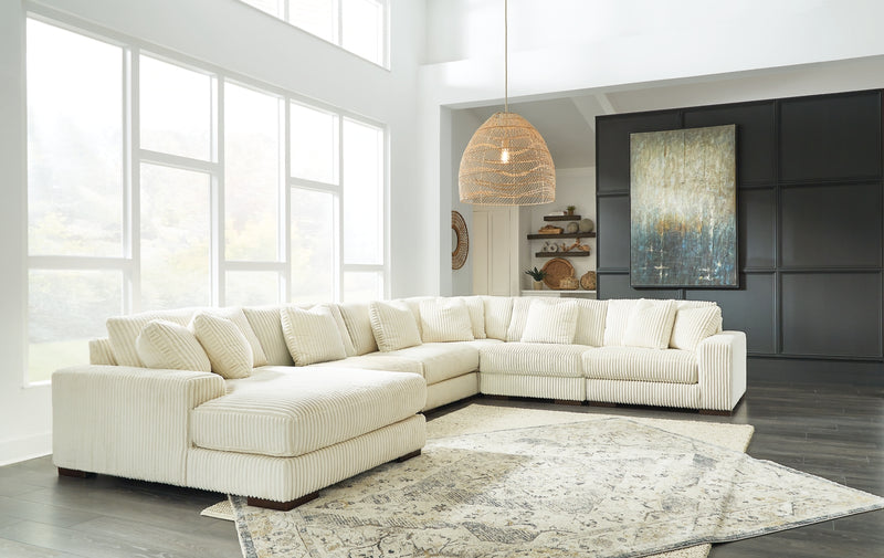 Seccional Lindyn de 6 piezas con chaise
