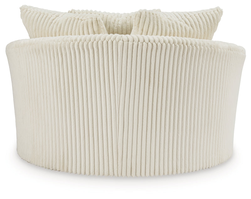 Sillón giratorio Lindyn de gran tamaño