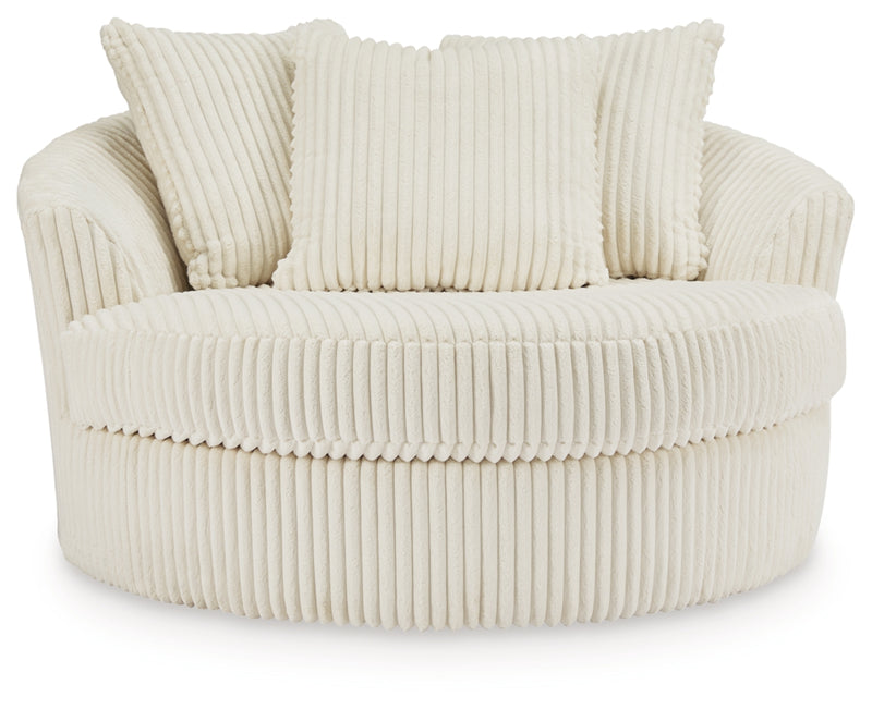 Sillón giratorio Lindyn de gran tamaño