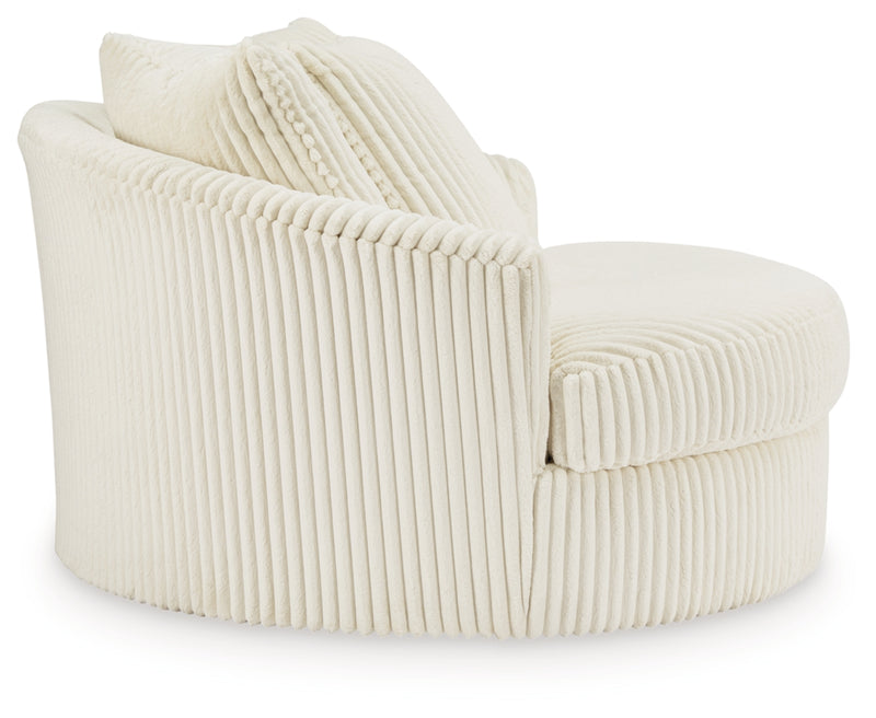 Sillón giratorio Lindyn de gran tamaño