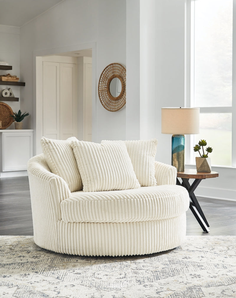 Sillón giratorio Lindyn de gran tamaño