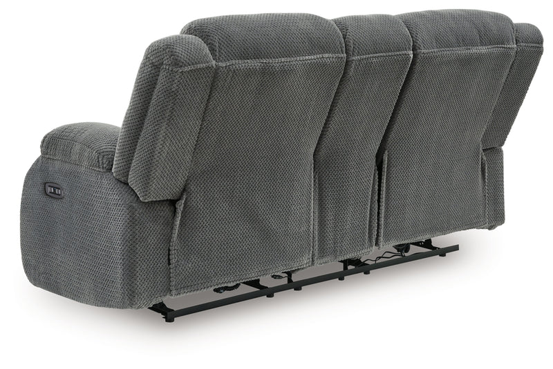 Greely Bend DBL Reclining Power Loveseat w/Console