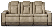 Next-Gen Durapella Power Reclining Sofa with Adjustable Headrest
