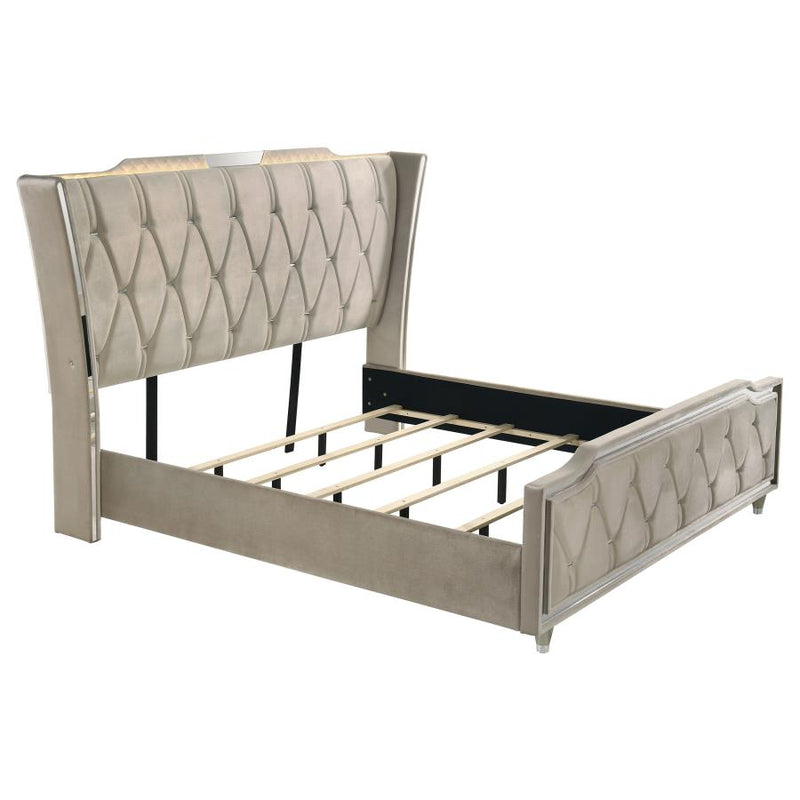 Lorient LED Upholstered Bed