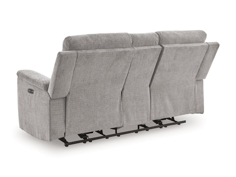 Barnsana DBL Reclining Power Loveseat w/Console