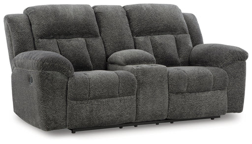 Frohn DBL Reclining Loveseat w/Console