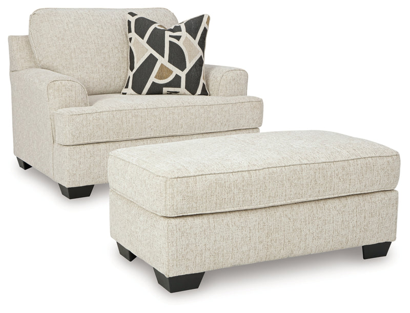 Sillón y otomana Heartcort