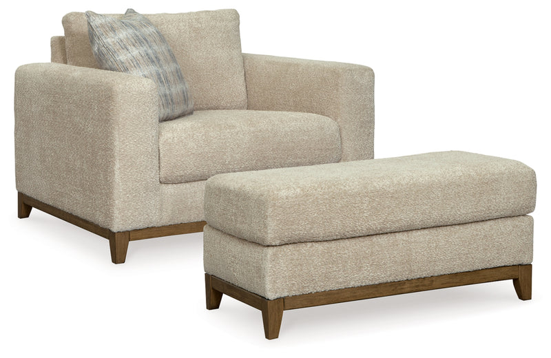 Sillón y otomana Parklynn