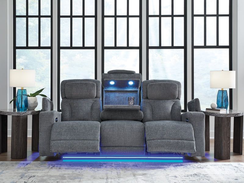 Forest Lake Power Reclining Sofa with Adjustable Headrest