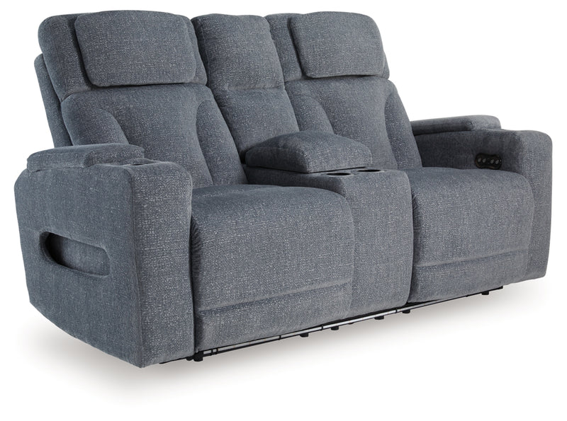 Forest Lake Power Reclining Loveseat/Console/Adjustable Headrest