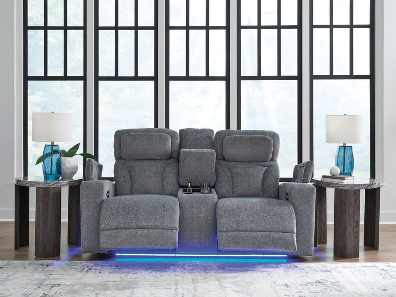 Forest Lake Power Reclining Loveseat/Console/Adjustable Headrest