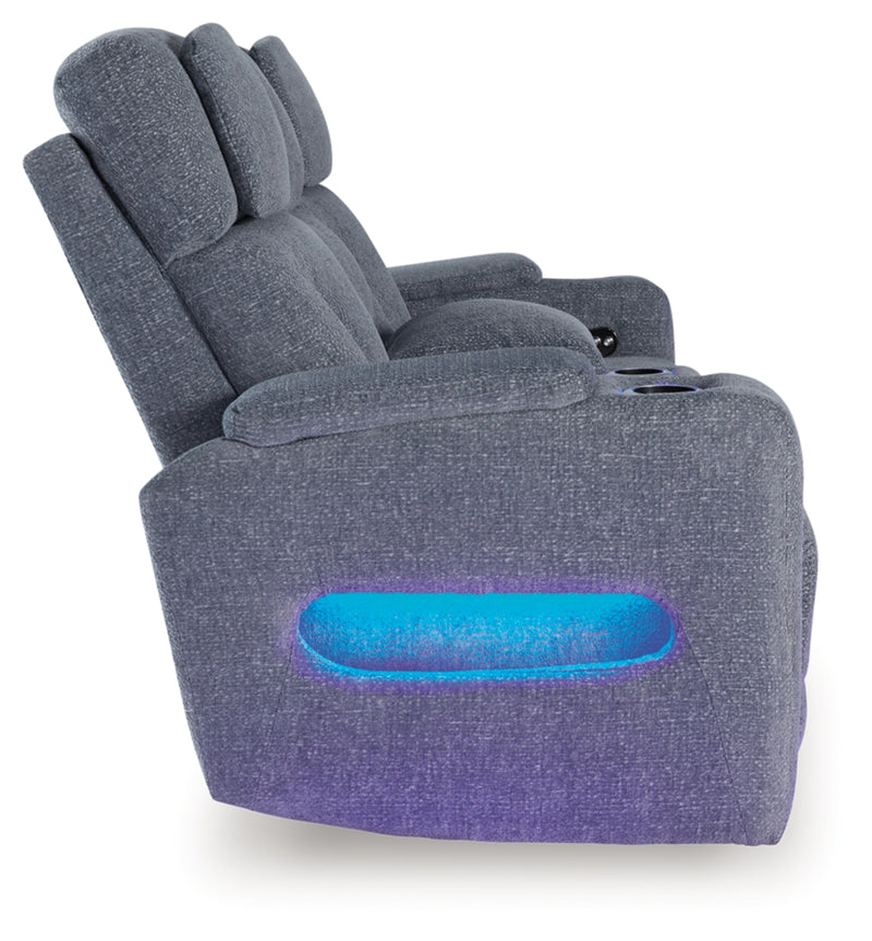 Forest Lake Power Reclining Loveseat/Console/Adjustable Headrest