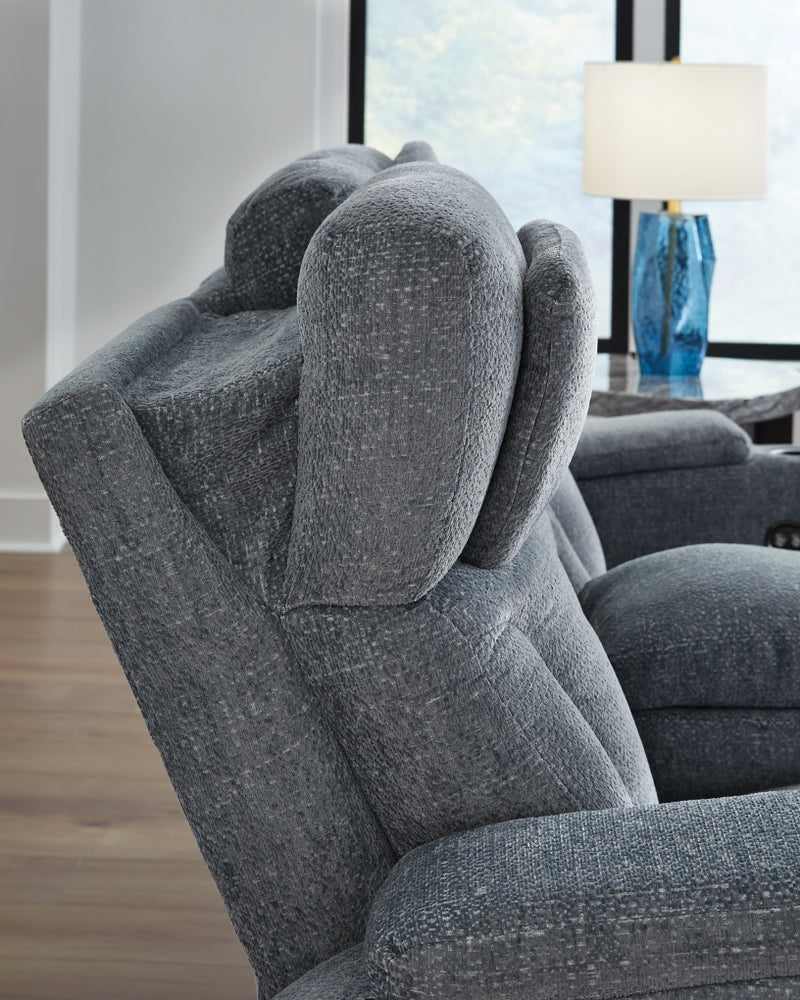 Forest Lake Power Reclining Loveseat/Console/Adjustable Headrest