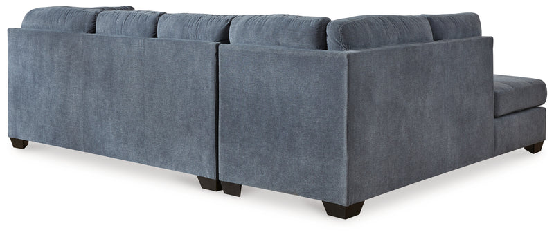 Seccional reclinable de 2 piezas Marleton con chaise longue