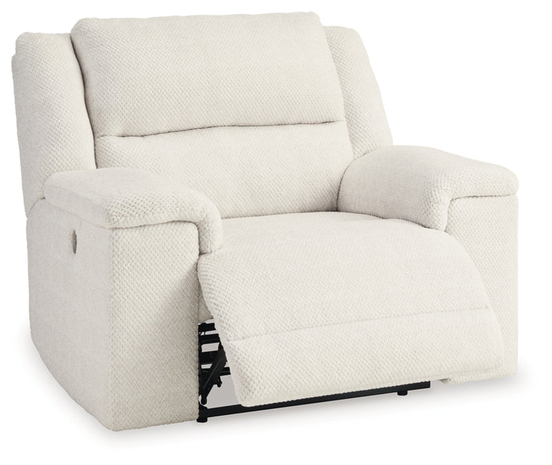 Sillón reclinable eléctrico Keensburg de asiento ancho