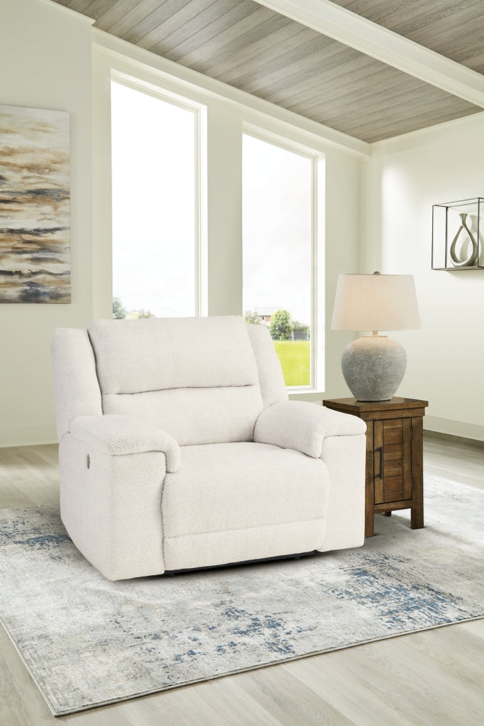 Sillón reclinable eléctrico Keensburg de asiento ancho