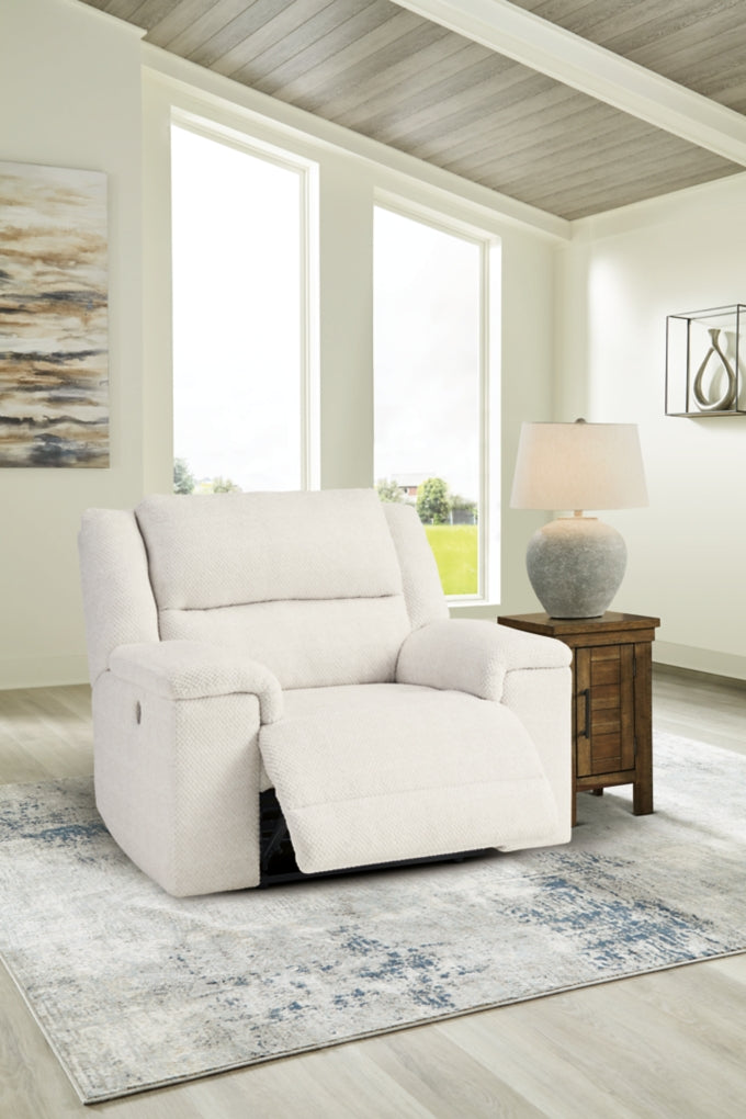 Sillón reclinable eléctrico Keensburg de asiento ancho
