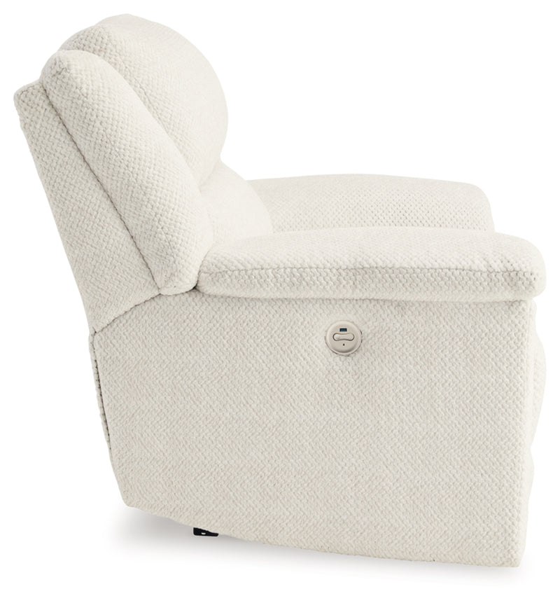 Sillón reclinable eléctrico Keensburg de asiento ancho