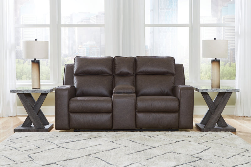 Lavenhorne DBL Reclining Loveseat w/Console