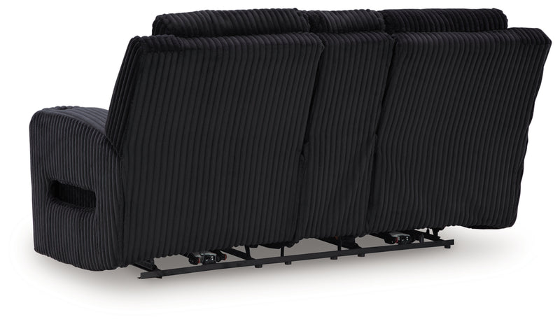 TwinBrooke Power Reclining Loveseat/Console/Adjustable Headrest