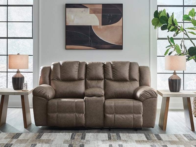 Knoxlee DBL Reclining Loveseat w/Console