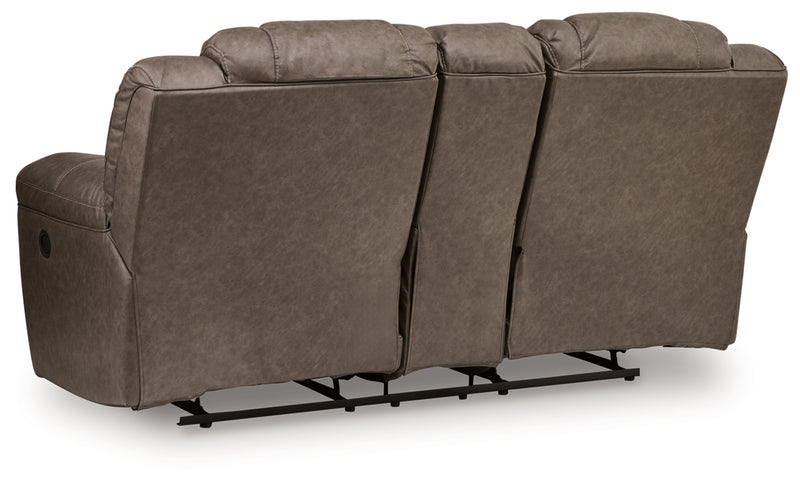 Knoxlee DBL Reclining Loveseat w/Console