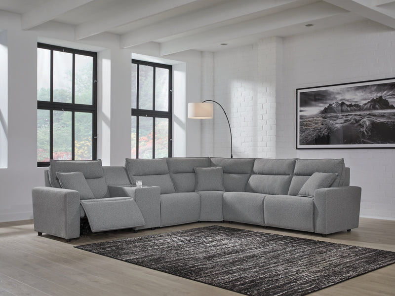 Seccional reclinable eléctrico de 6 piezas Modmax II