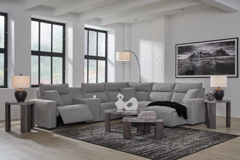 Seccional reclinable Modmax II de 6 piezas con chaise