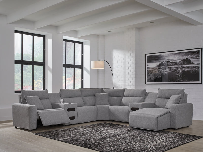 Modmax II 7-Piece Power Reclining Sectional with Audio Consoles