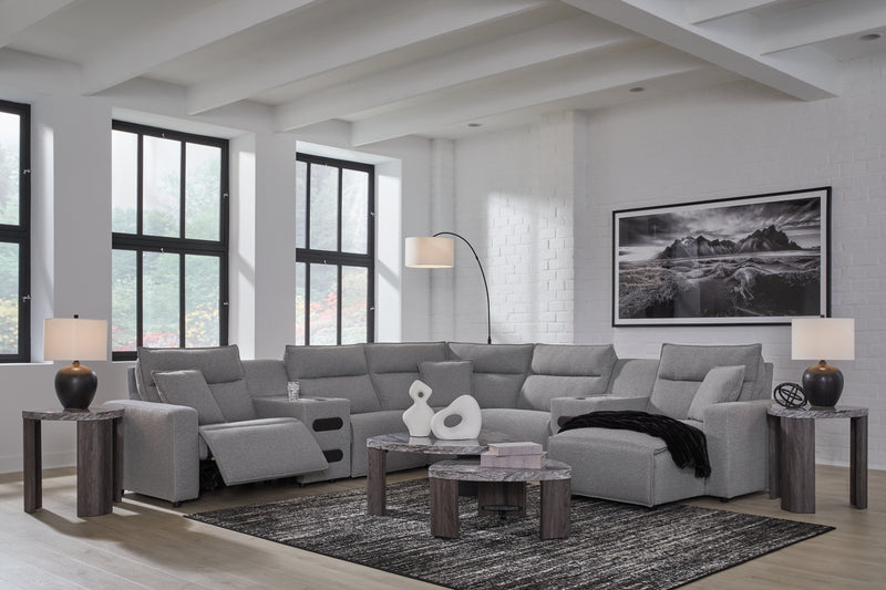 Modmax II 7-Piece Power Reclining Sectional with Audio Consoles