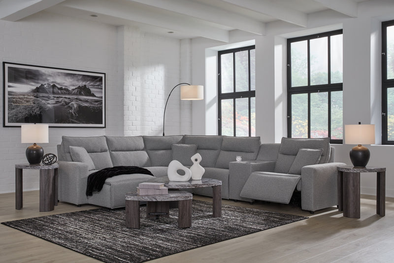 Seccional reclinable Modmax II de 6 piezas con chaise