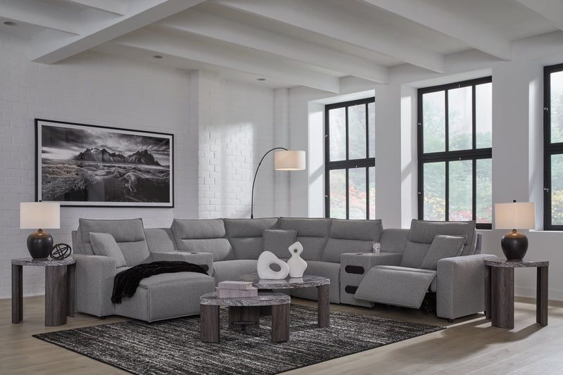 Modmax II 7-Piece Power Reclining Sectional with Audio Consoles