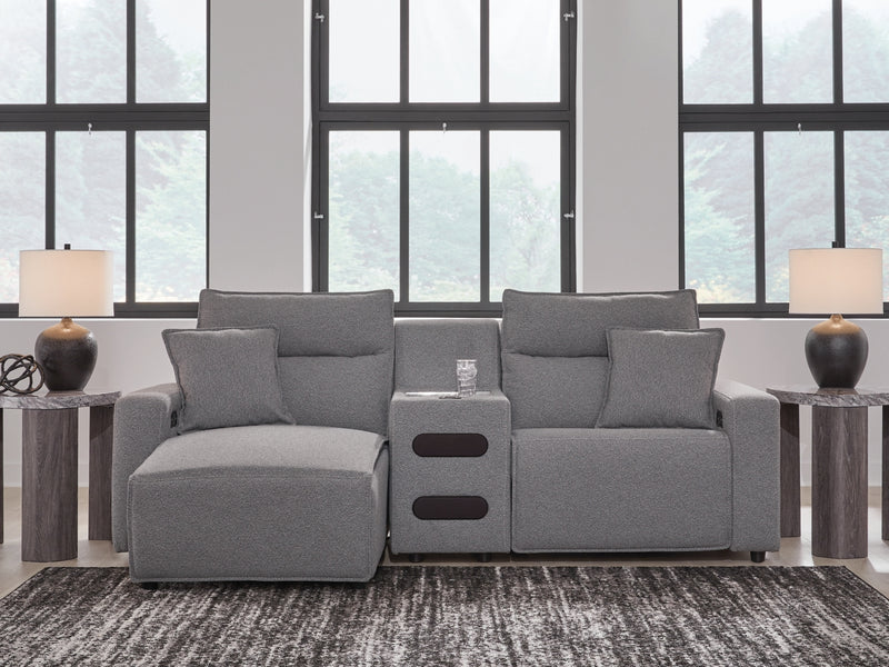 Sofá seccional reclinable Modmax II de 3 piezas con chaise longue