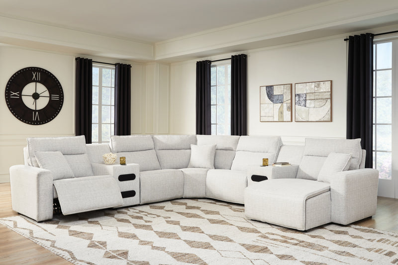 Modmax II 7-Piece Power Reclining Sectional with Audio Consoles