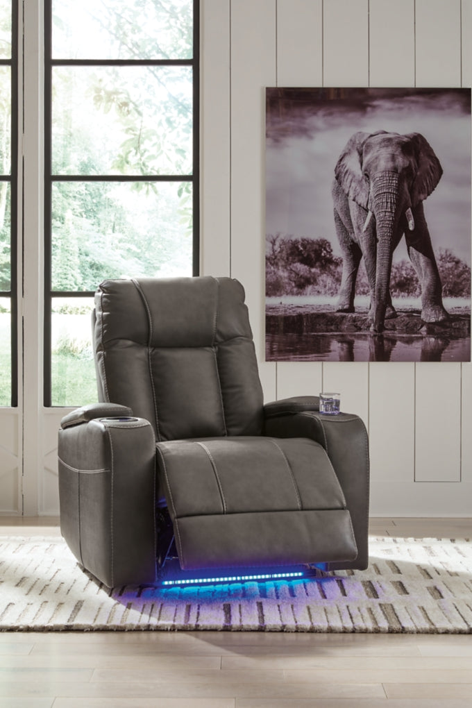 Feazada Power Recliner/Adjustable Headrest