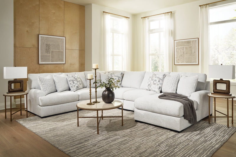 Seccional Wynncroft Manor de 5 piezas con chaise longue