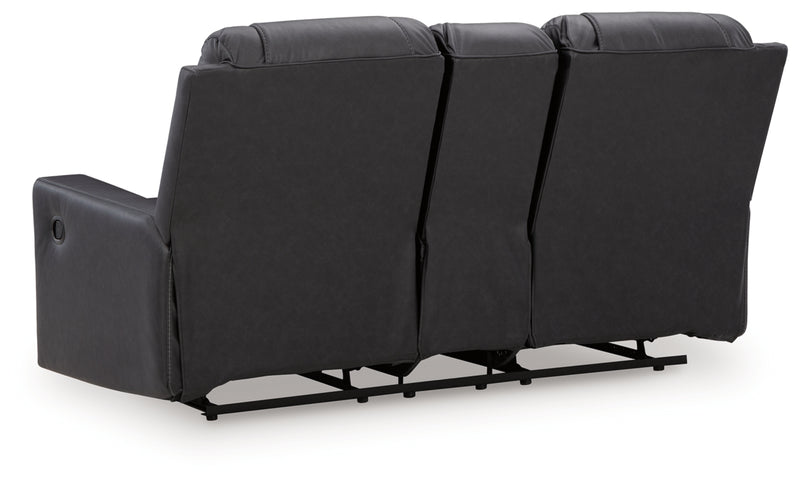 Mackmenville DBL Reclining Loveseat w/Console