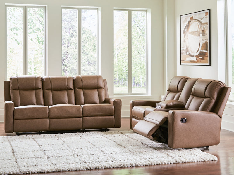 Mackmenville Reclining Sofa and Reclining Loveseat with Console Living Room Set