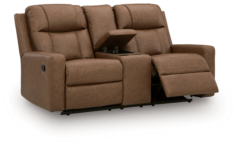 Mackmenville DBL Reclining Loveseat w/Console