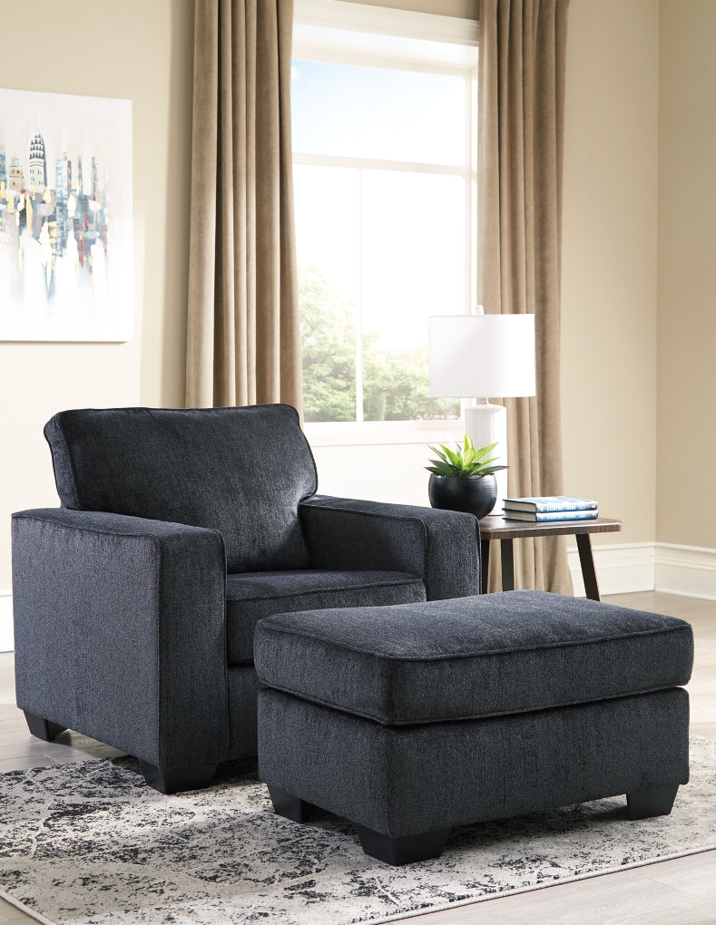 Sillón y otomana Altari