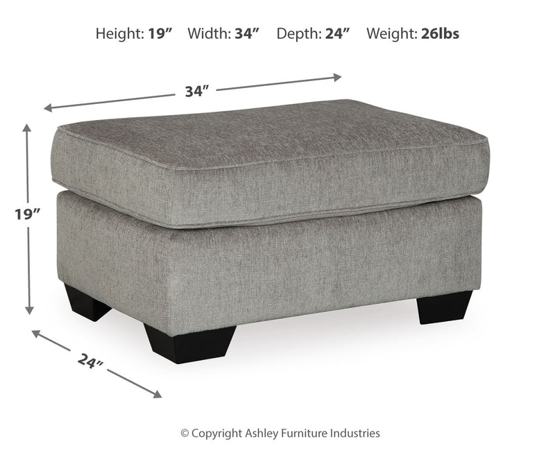 Sillón y otomana Altari
