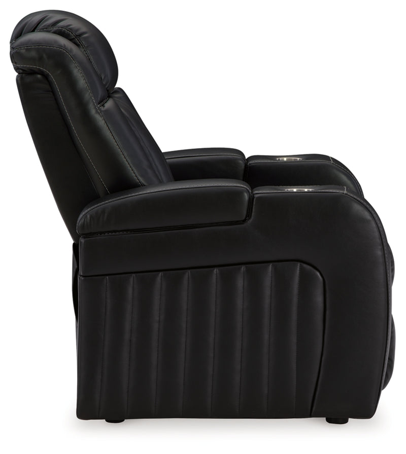Sillón reclinable eléctrico con reposacabezas ajustable Caveman Den