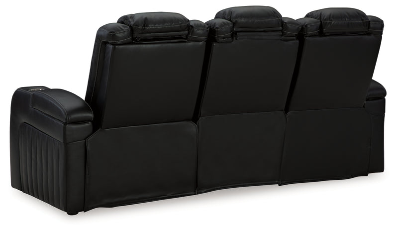 Caveman Den Power Reclining Sofa with Adjustable Headrest