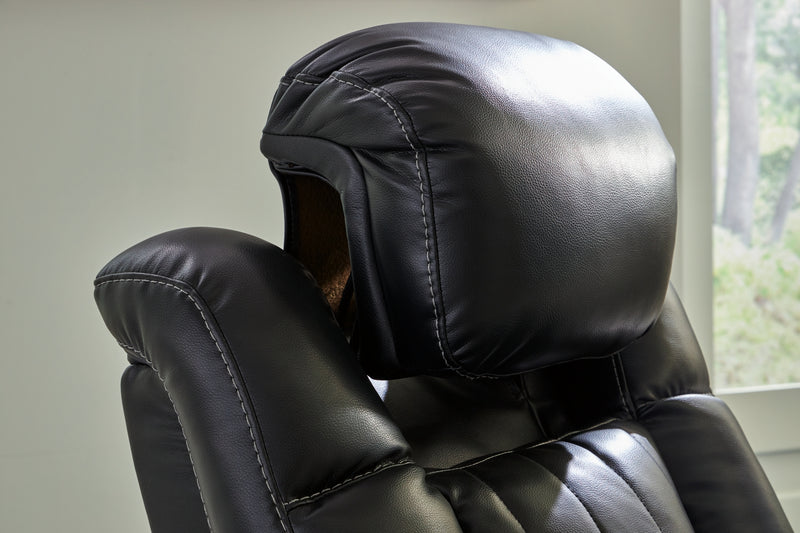 Sillón reclinable eléctrico con reposacabezas ajustable Caveman Den